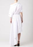Popeline Asymmetrical Dress
