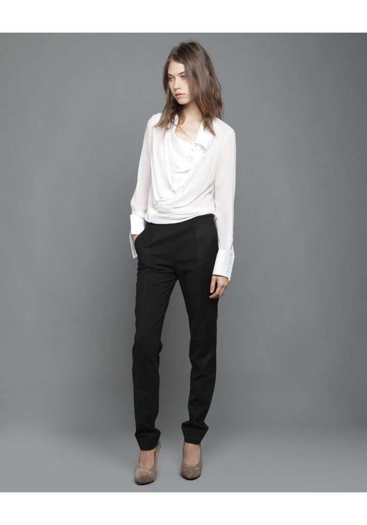Seamed Wool Trouser