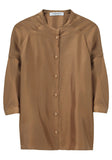 Silk Button Up Blouse