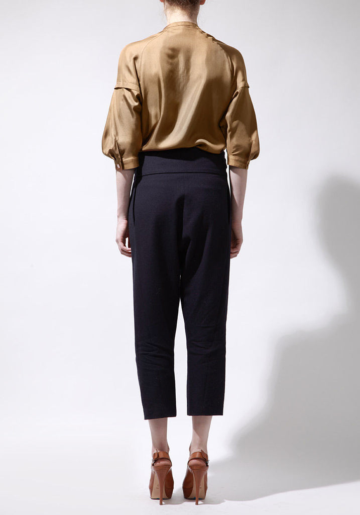 Silk Button Up Blouse