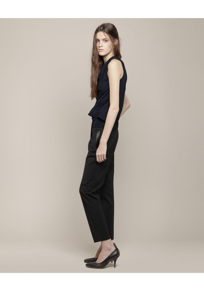 Sleeveless Ruffle Blouse