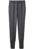 Wool Trouser w/ Rib Cuffs