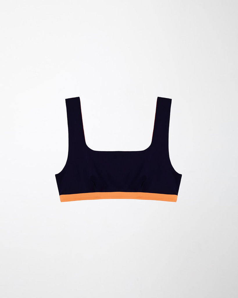 Two-Tone Bonded Swim Top
