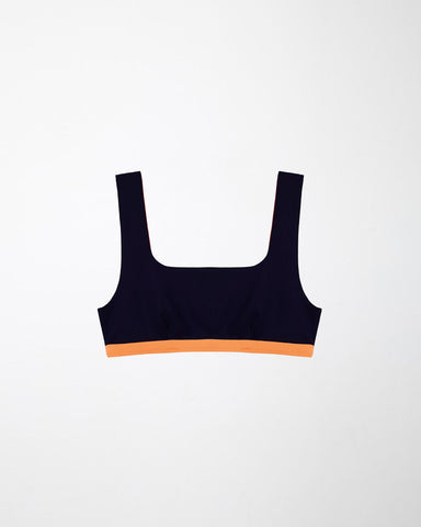 Two-Tone Bonded Swim Top