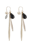 Dangle Vermeil Onyx Earrings