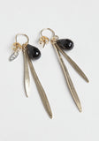 Dangle Vermeil Onyx Earrings