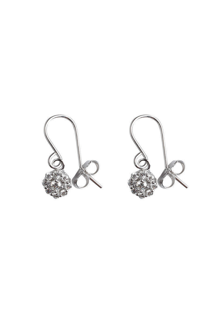 Diamond Cluster Earrings