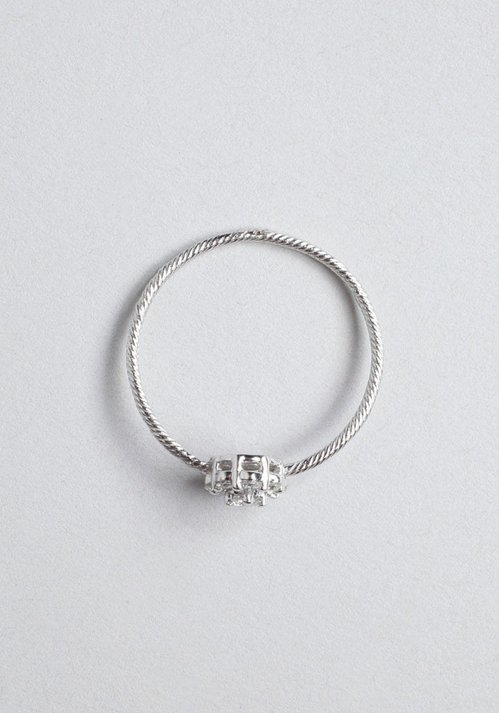 Diamond Cluster Ring