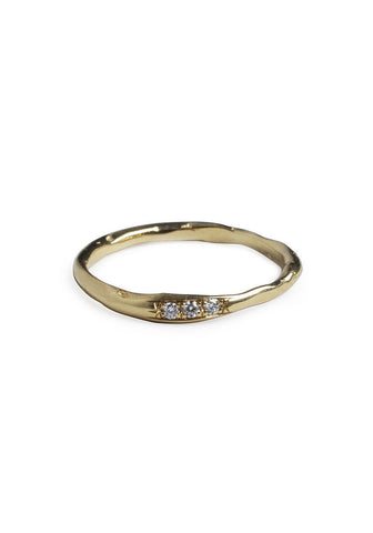Inlaid Diamond Ring