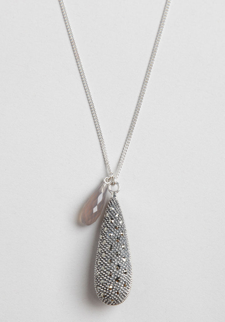 Marcasite Pendant Necklace