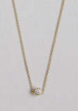 Single Diamond Necklace