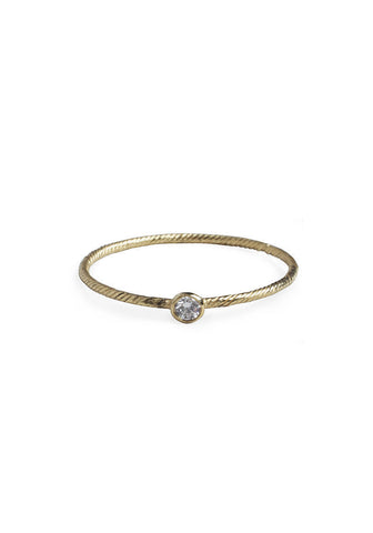 Single Diamond Ring