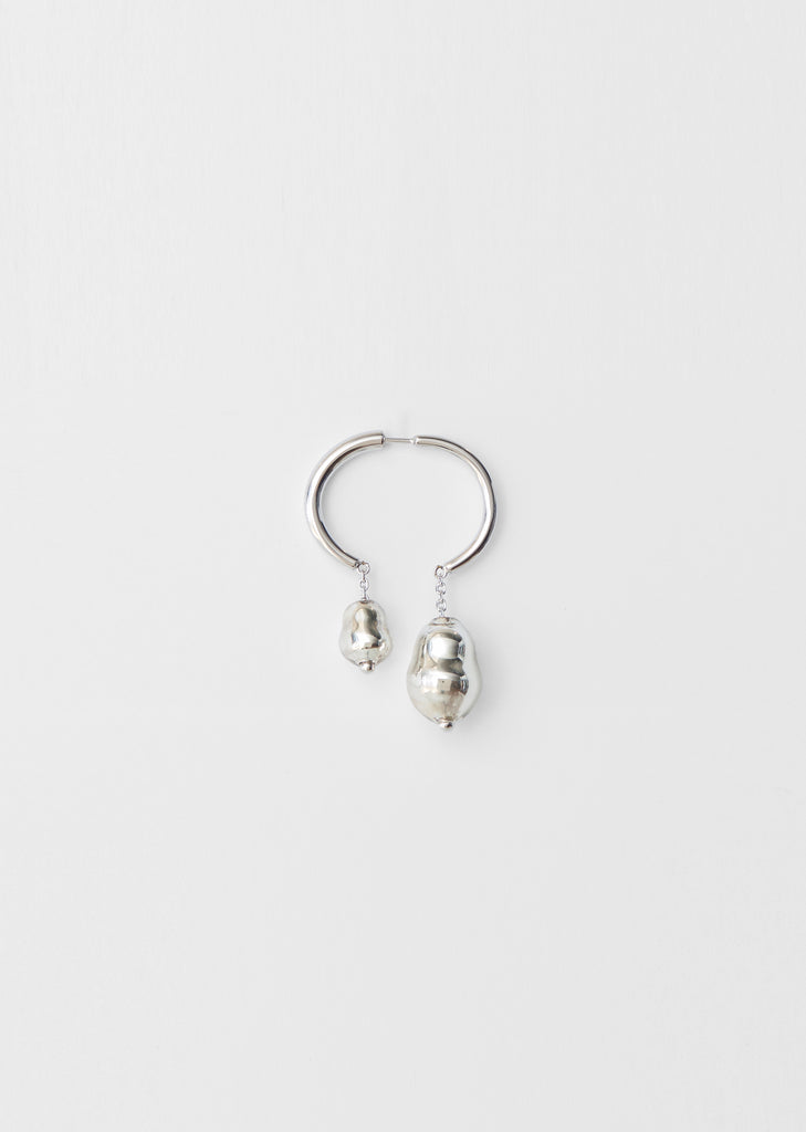 Pearl Creoles Earring