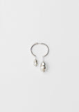 Pearl Creoles Earring