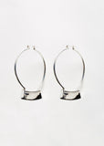Ridge Hoop Earring