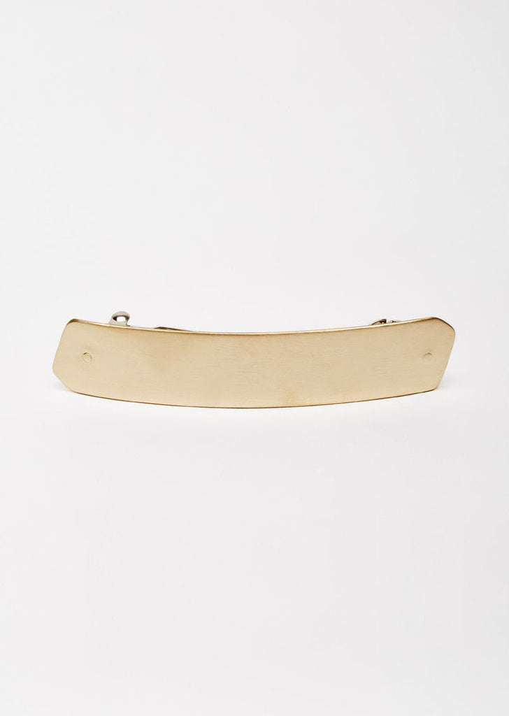 Brushed Brass Hair Clip