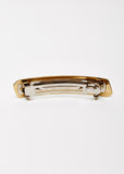 Brushed Brass Hair Clip