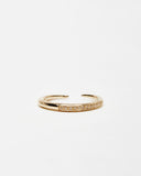 Pave Infinite Tusk Ring