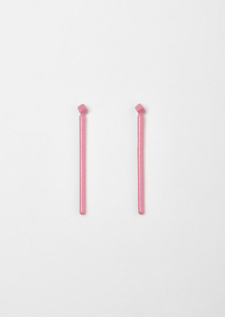 Cube Pierce Long Earring