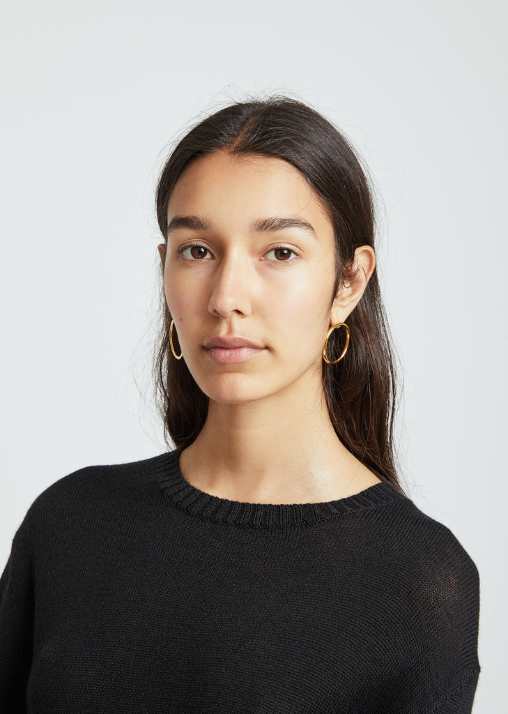 Single Wire Solitaire Ear Stud