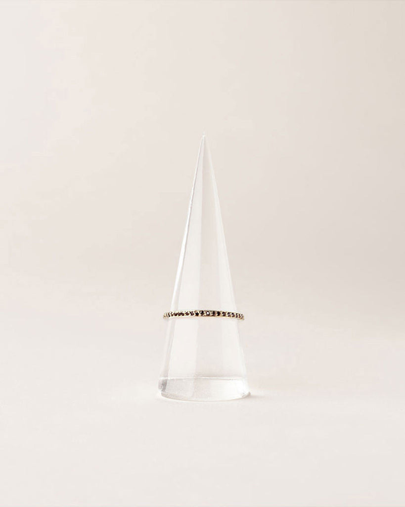 Eternity Band with Black Diamonds