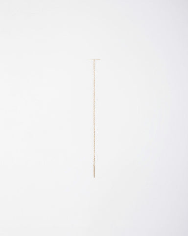 Staple And Chain Earring