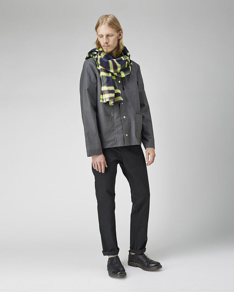 Fluorescent Check Scarf