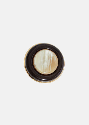 Horn & Resin Brooch