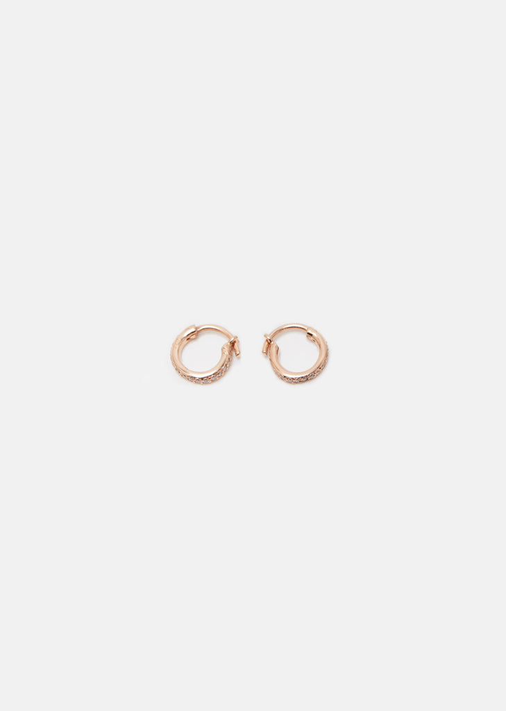 Mini Diamond Hoops