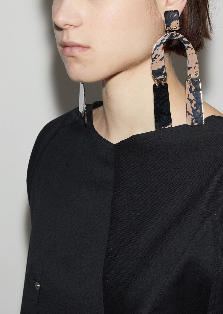 Medium Hammered Earrings