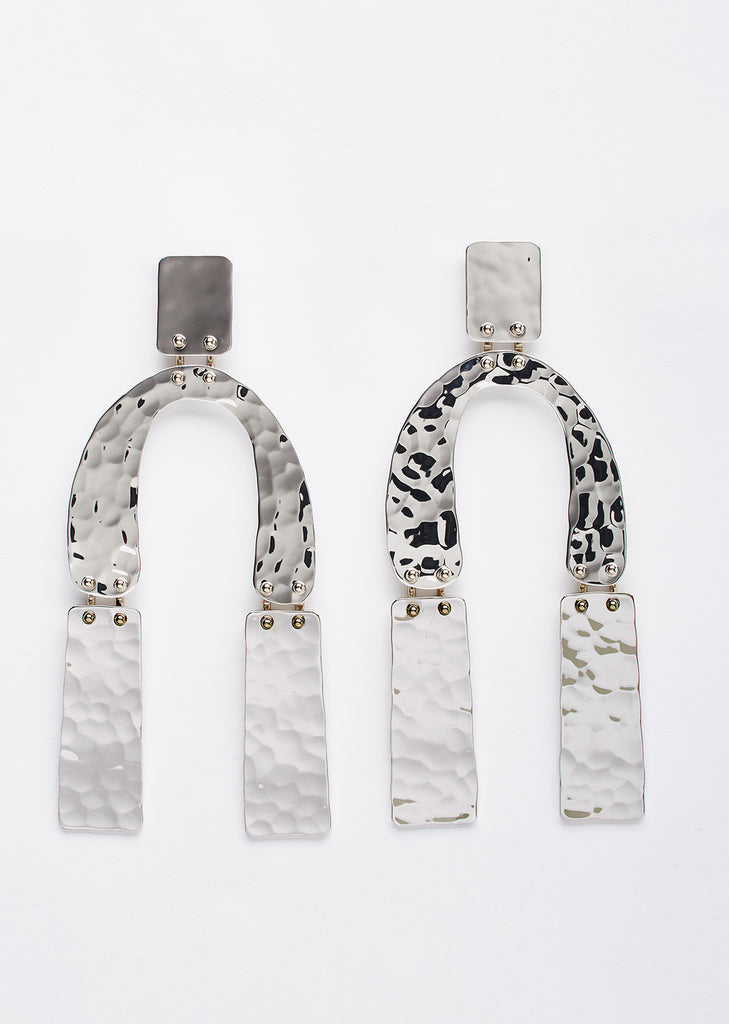 Medium Hammered Earrings