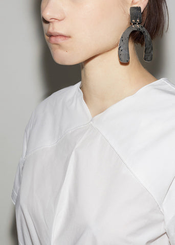 Small Hammered Earrings