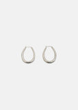 Small Egg Hoop Earrings