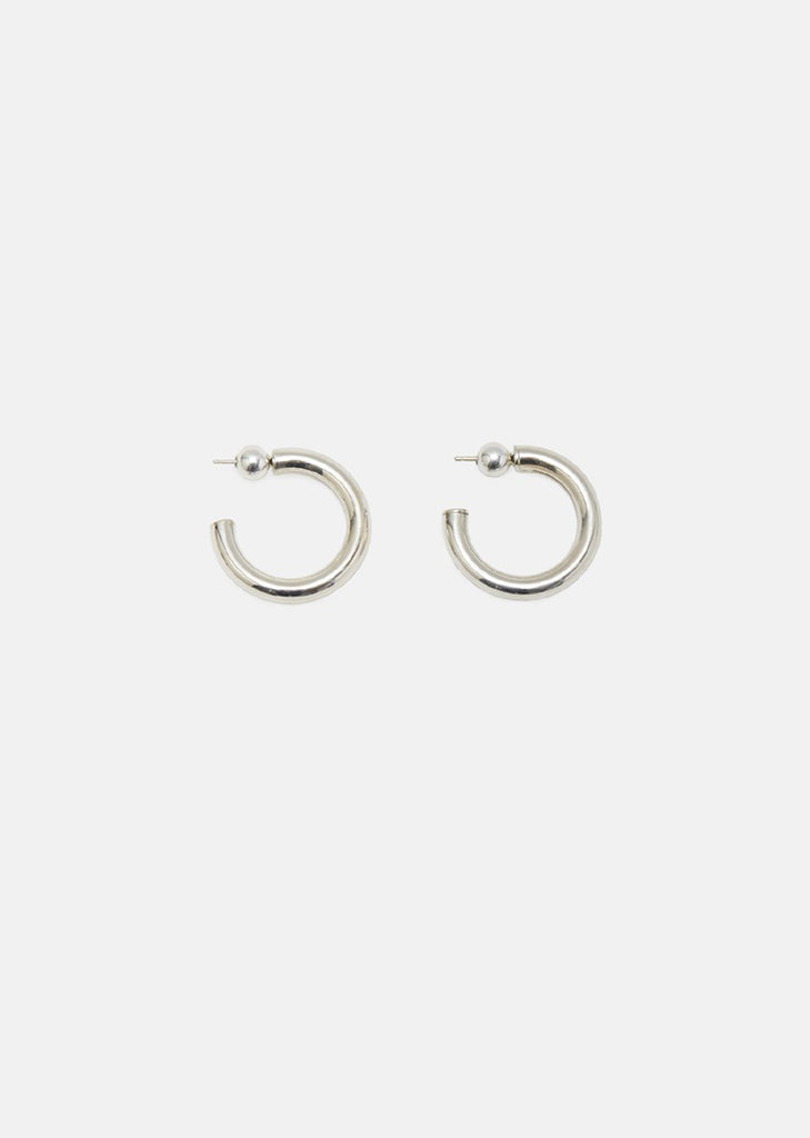 Small Everyday Hoops — Silver