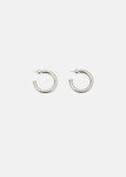 Small Everyday Hoops — Silver