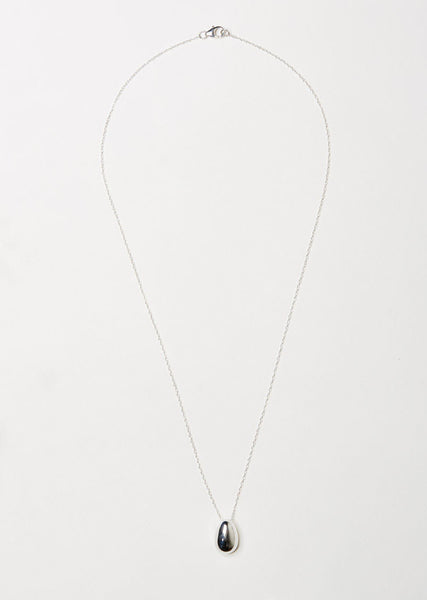 ◆HYERES LOR◆ [BYER] Silver (W) Egg Ball Station Necklace B FineMonogramNecklace-LetterV-1