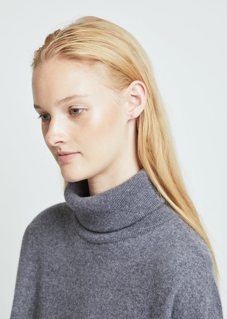 Single Wire Solitaire Ear Stud