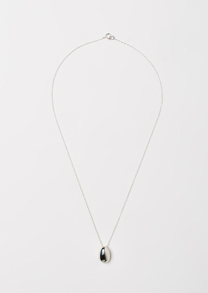 Diamond Tiny Egg Pendant