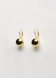 Gold Sphere Drop Earrings