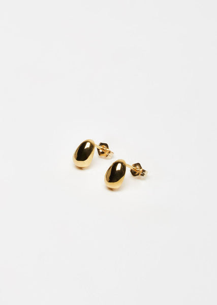Gold Tiny Egg Studs by Sophie Buhai - La GarÁonne – La Garçonne