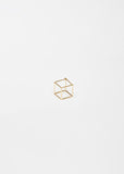 Small 3D Square Earring