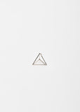 Small 3D Triangle Earring