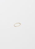 18K Oval Form Earring 01 — 20mm