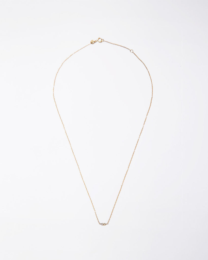 Double Stone Necklace