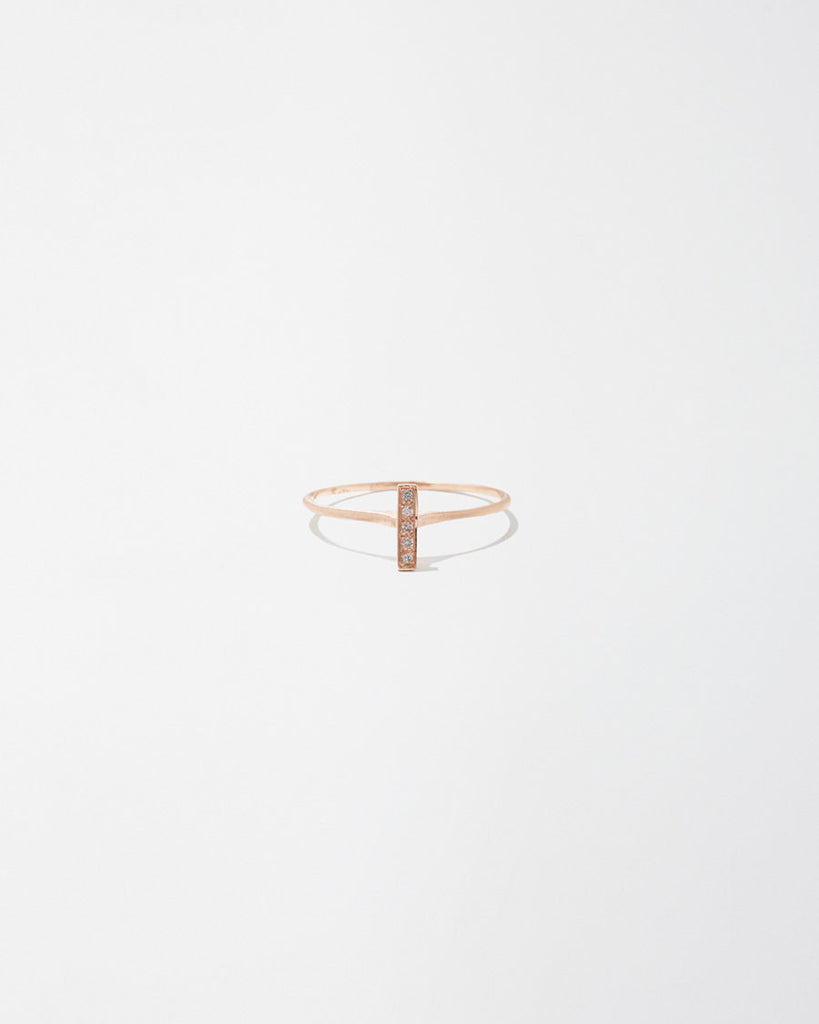 Diamond Bar Ring