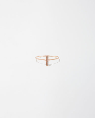 Diamond Bar Ring