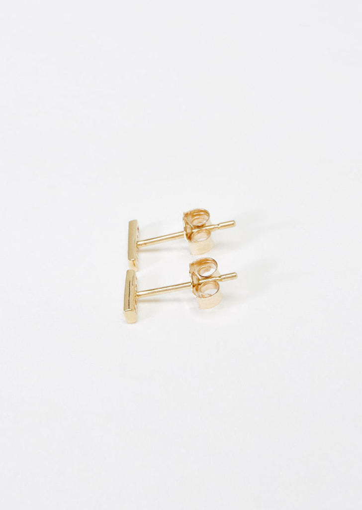 Diamond Bar Earrings