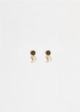 Black Diamond Pearl Studs