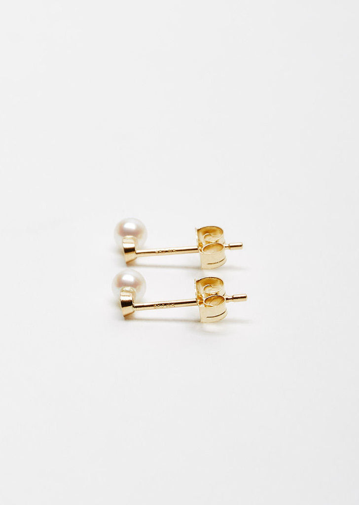 Black Diamond Pearl Studs