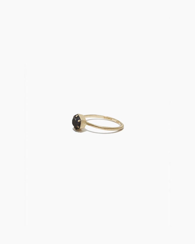 Large Black Diamond Ring